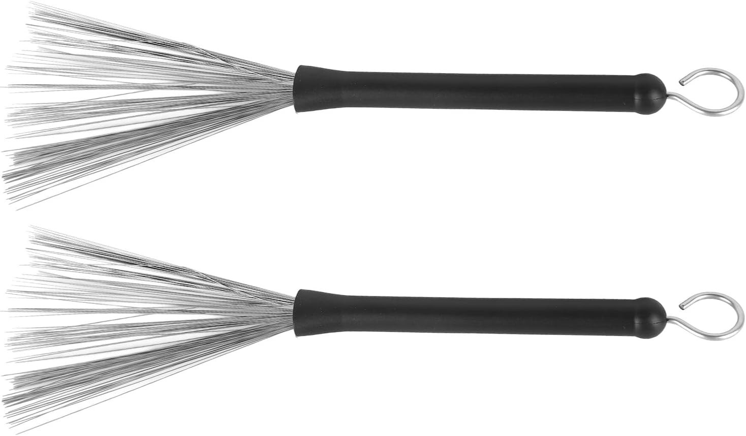 Wire Brushes for Drum Set Retractable Smooth Jazz Adjustable Fan