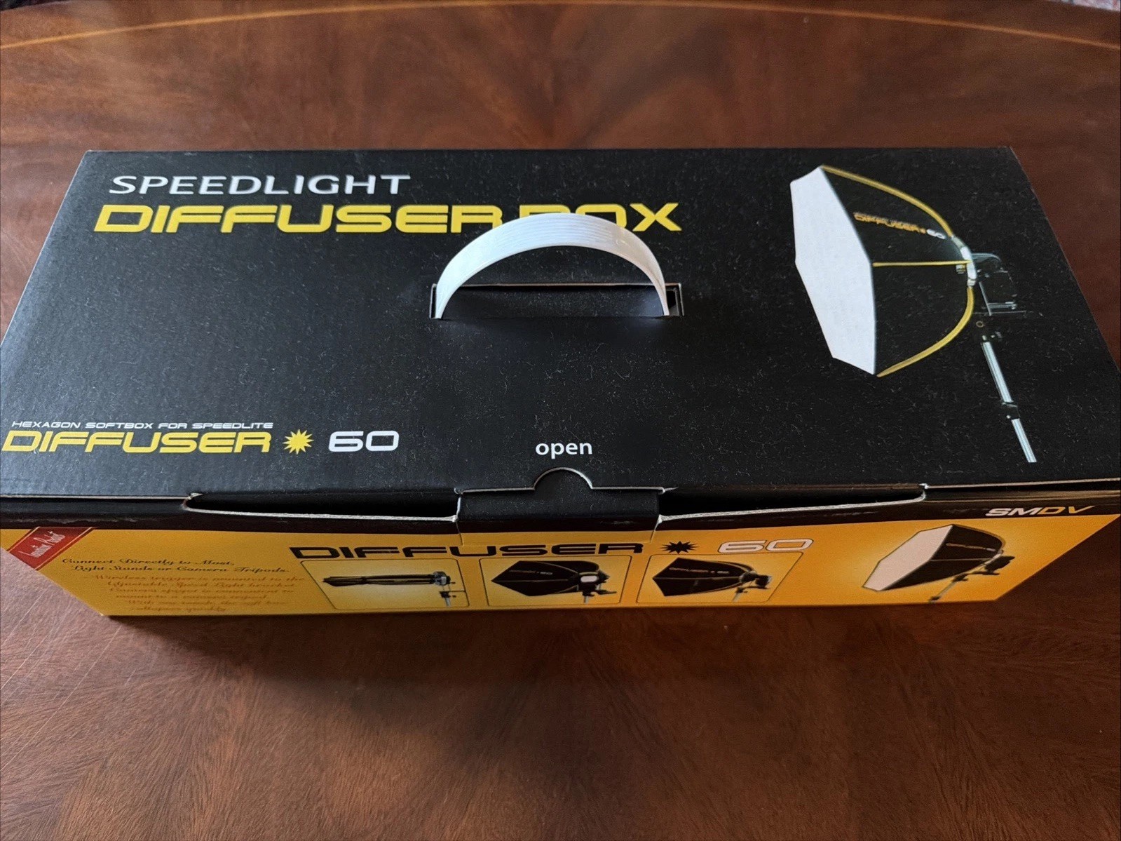 SMDV Diffuser 60 Smart Softbox - 20x24" Hexagon Soft Box for Speedlight Flash