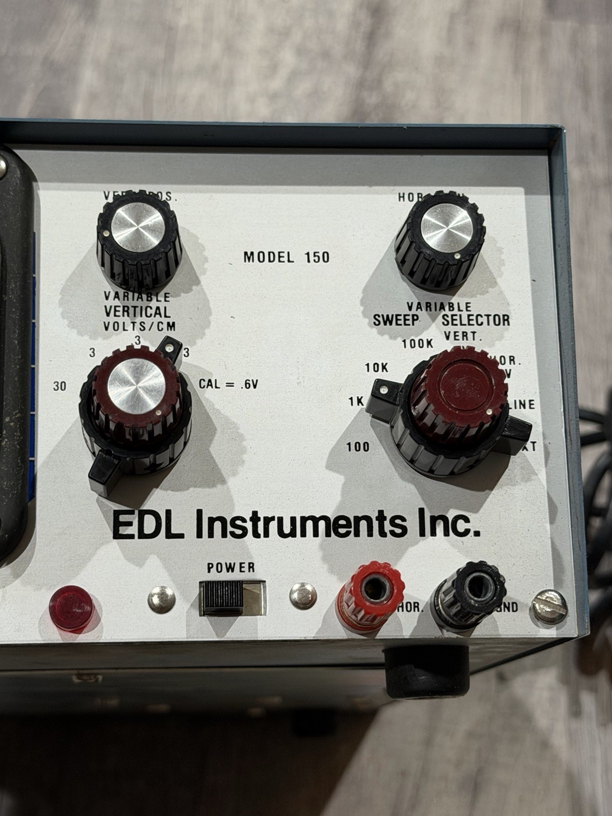 EDL Instruments Model 150 General Purpose Oscilloscope Vintage Lab Device-TESTED