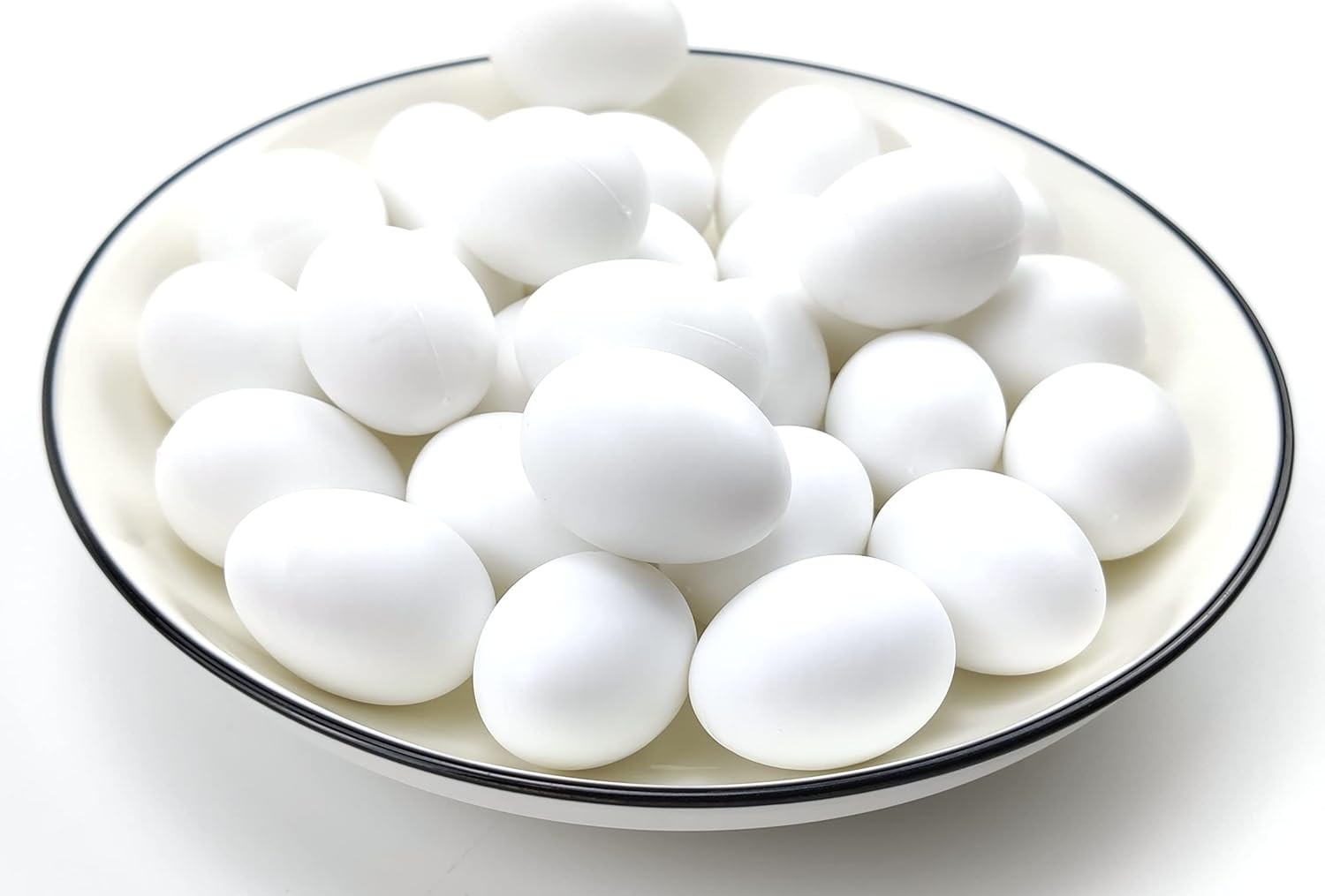 10 Pieces Pigeon Eggs Solid Plastic Eggs for Hatching Help Limit Births Laying P