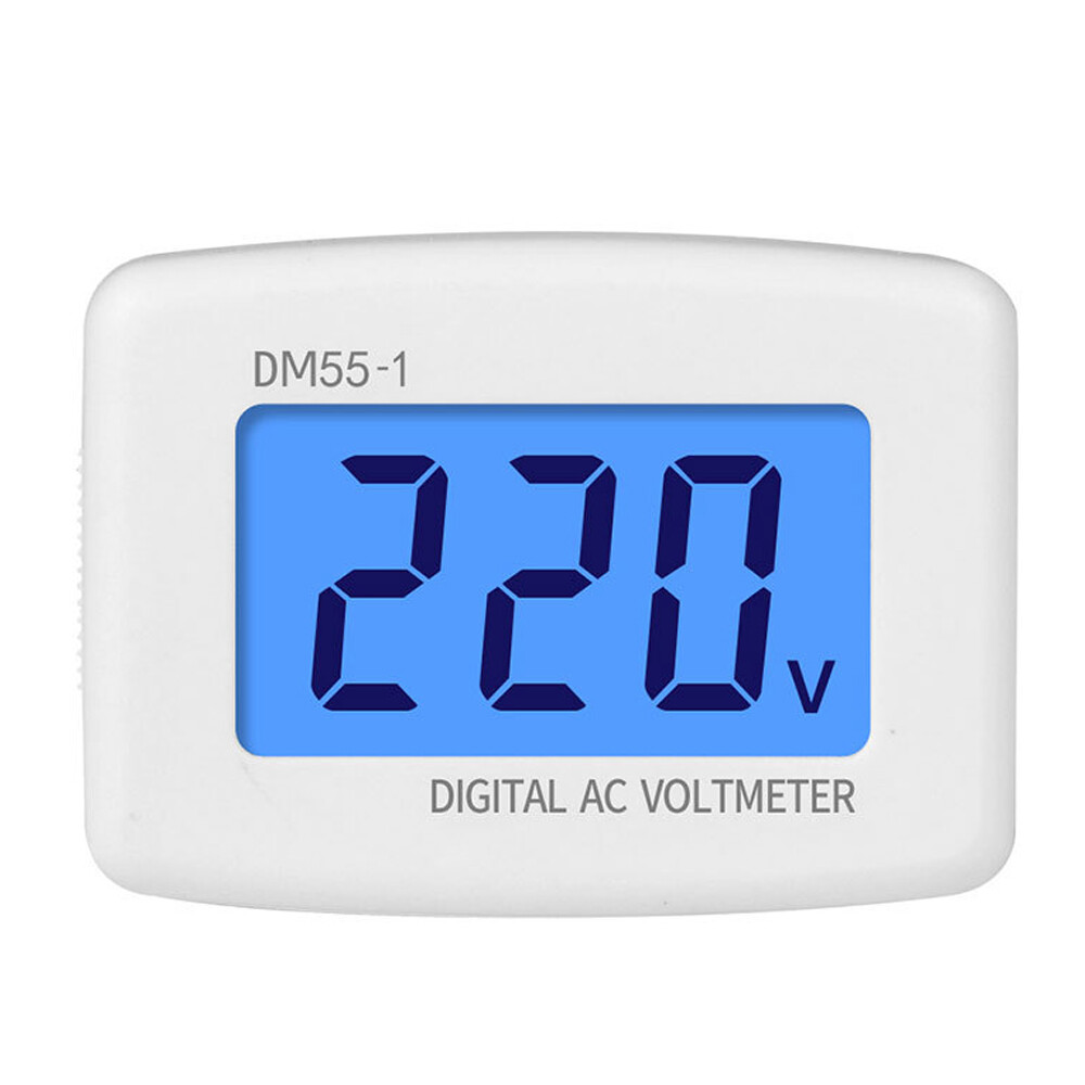 AC 80-300V LCD Digital Voltmeter -Type Volt Gauge Meter   C4B6