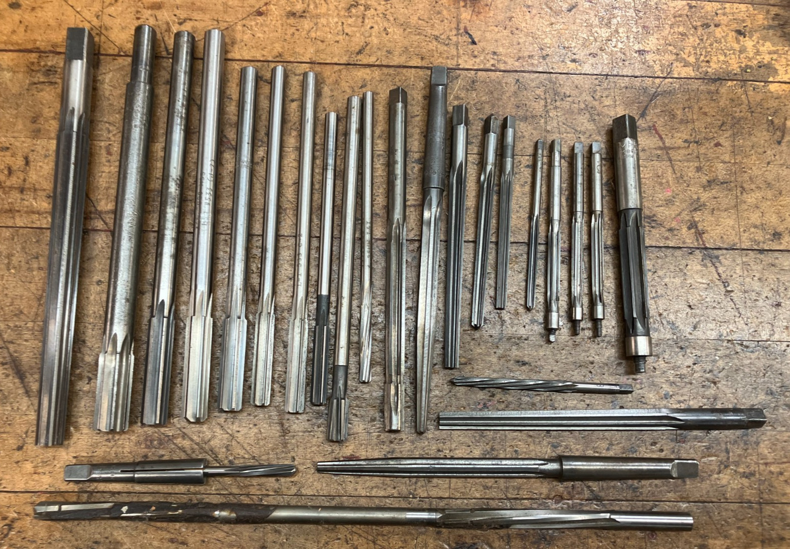 25 Assorted Older USA Reamers