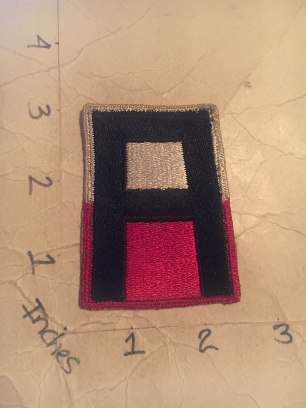 WW2 to Korea era 1st US Army c/e no glow Patch 5/14/25