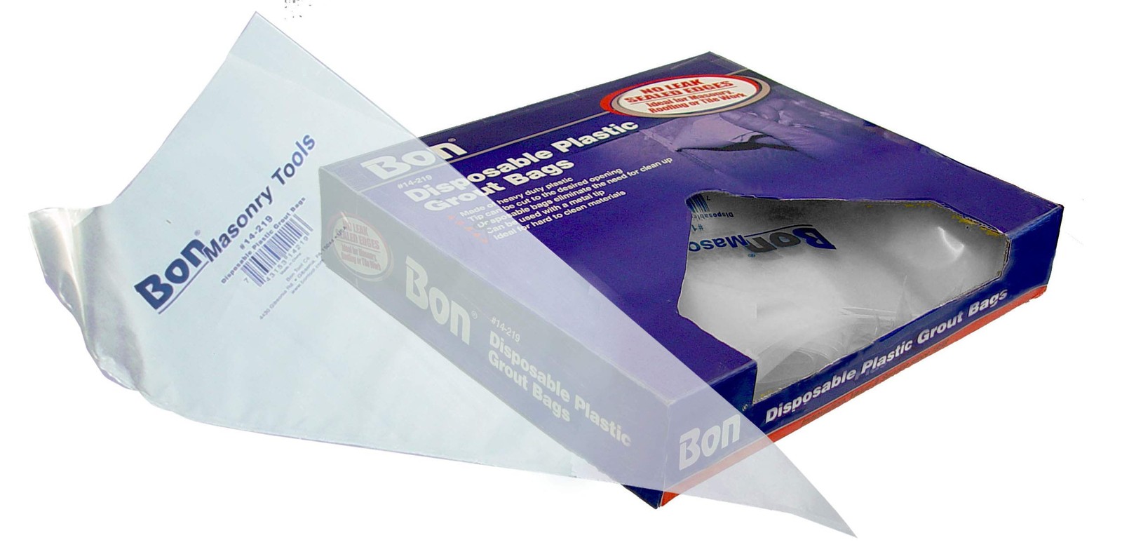 Disposable Plastic Grout Bags Heavy Duty 21 in. x 11 in. Pack of 50 – Cut-to-...