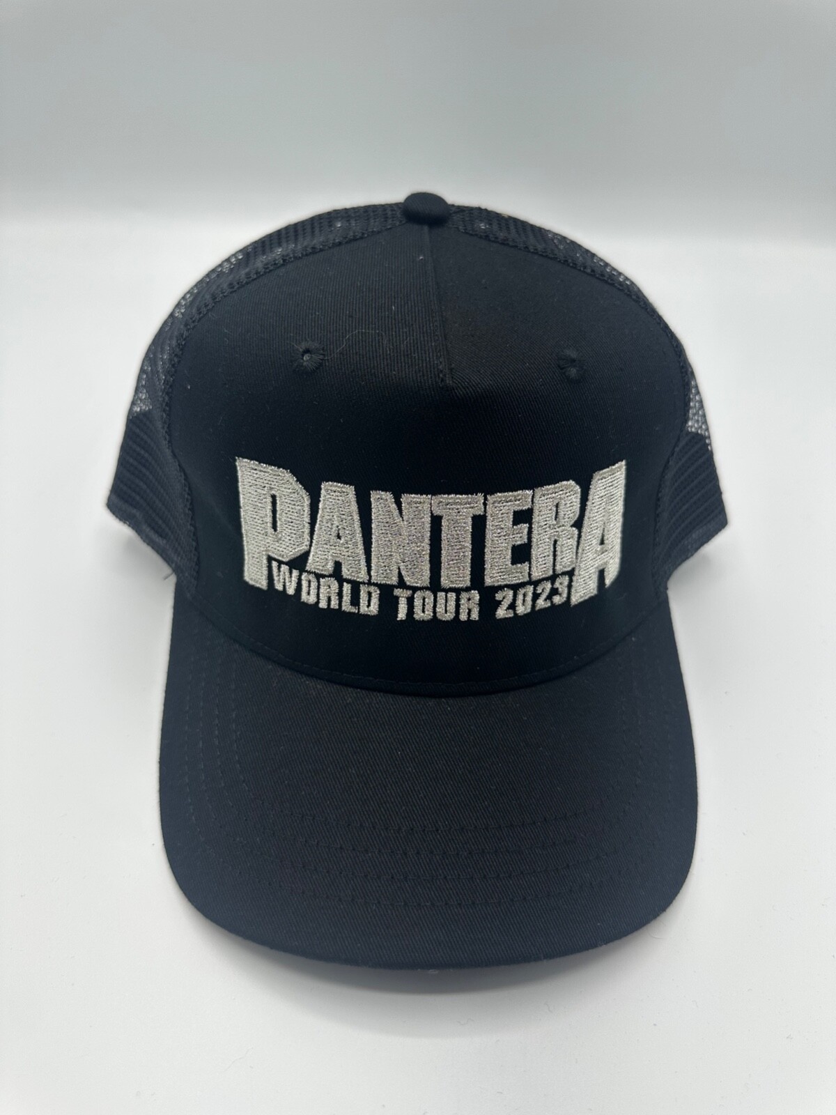 Pantera World Tour 2023 Logo Adult Adjustable Black Snapback Cap Hat One Size