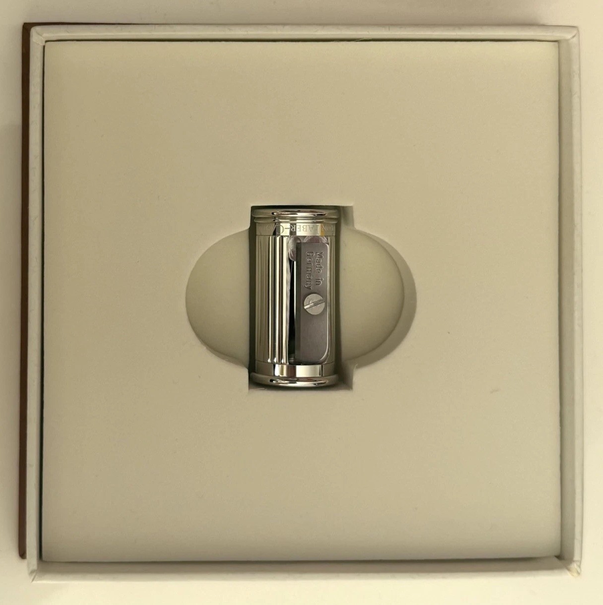 Graf von Faber-Castell Platinum Plated Pencil Sharpener Never Taken Out of Box