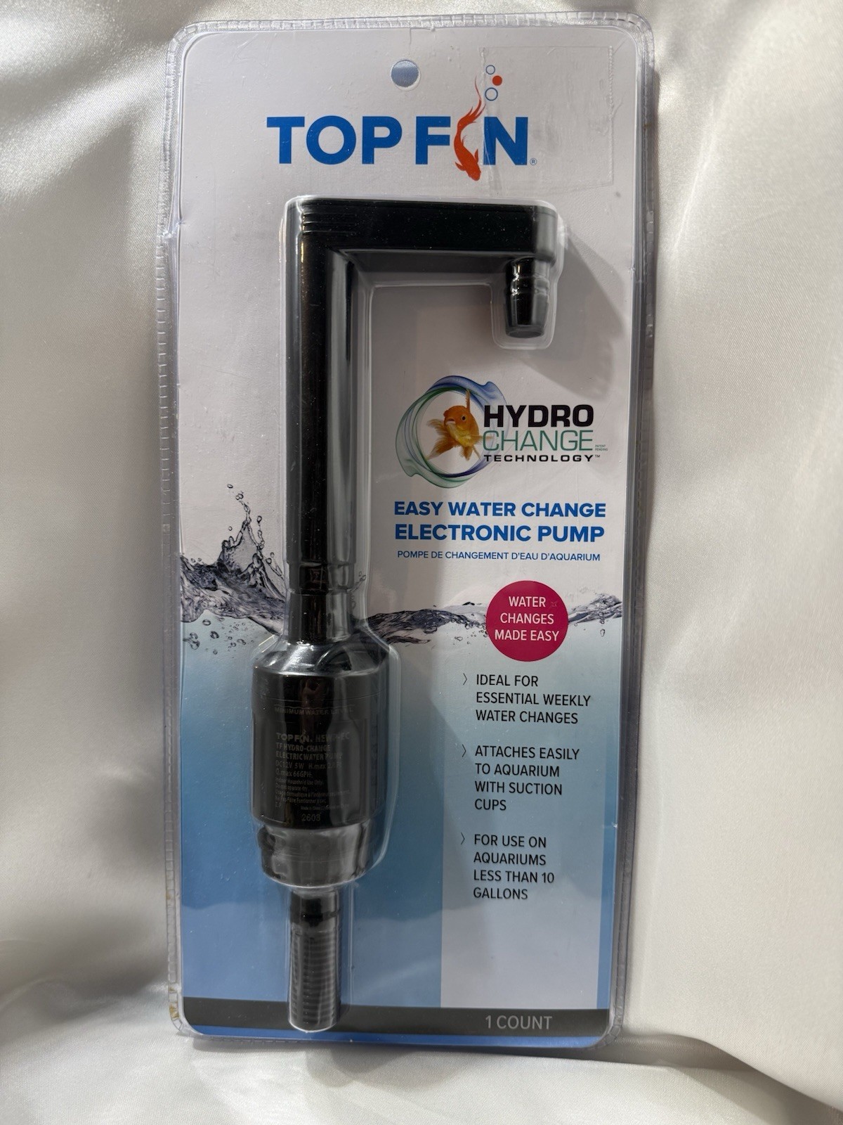 TOPFIN Hydro Change Technology Elecronic Water Pump Aquarium Equatic