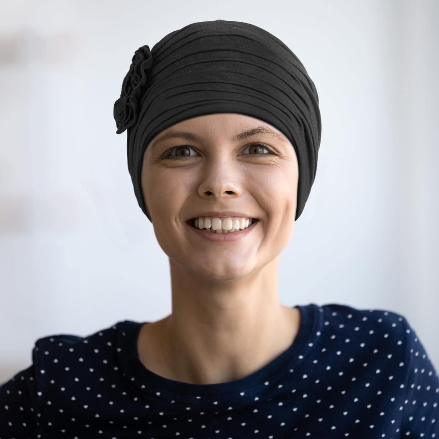 2 Pcs Chemo Headwear for Women Soft Hats Cancer Patients Elastic Cap