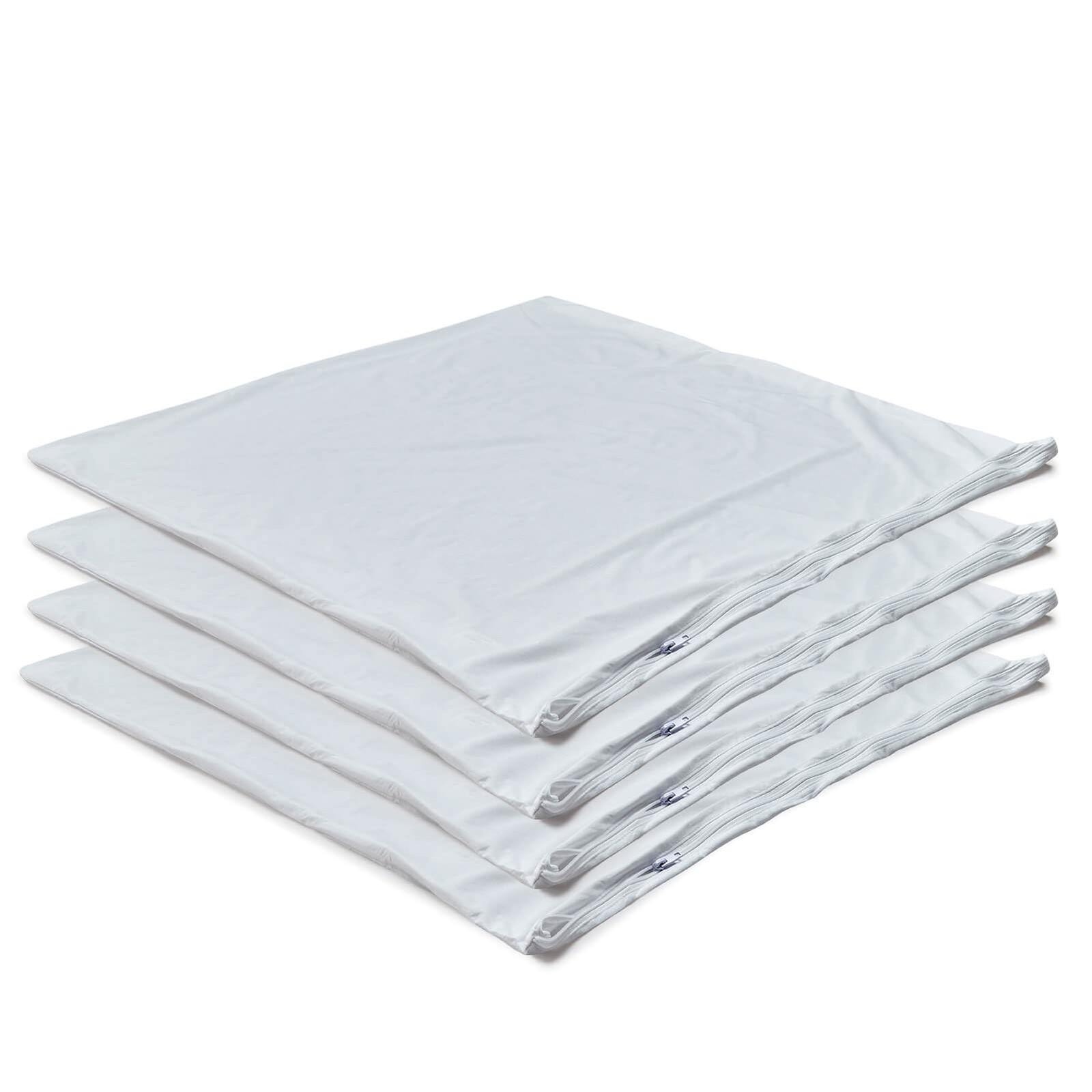 Kingnex 4 Pack Waterproof Down Feather Proof Pillow 4 (24x24), White
