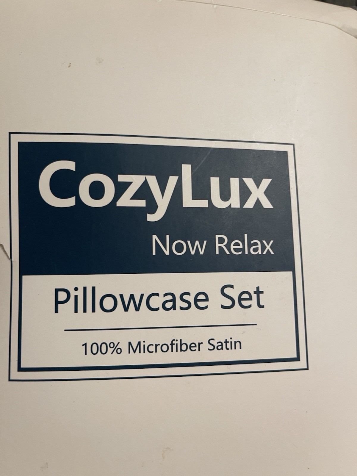 CozyLux Pillowcase Set 20 x 40 in Gray Microfiber Satin Solid