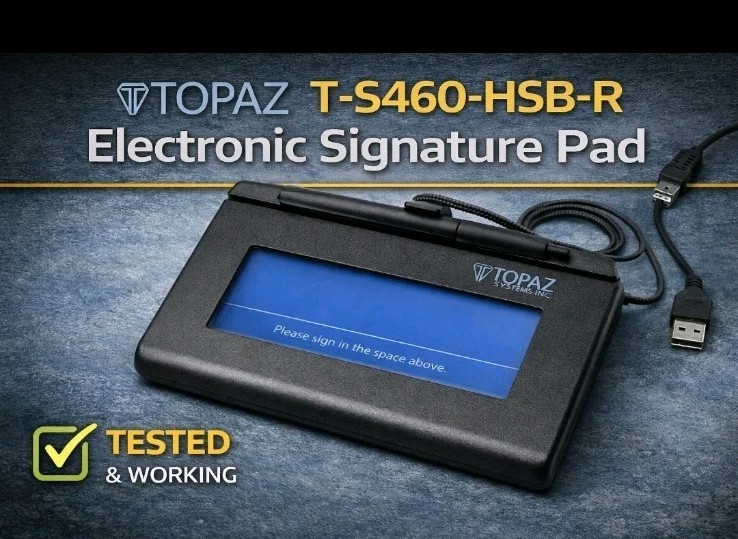Topaz SigLite T-S460-HSB-R USB Electronic Open Box