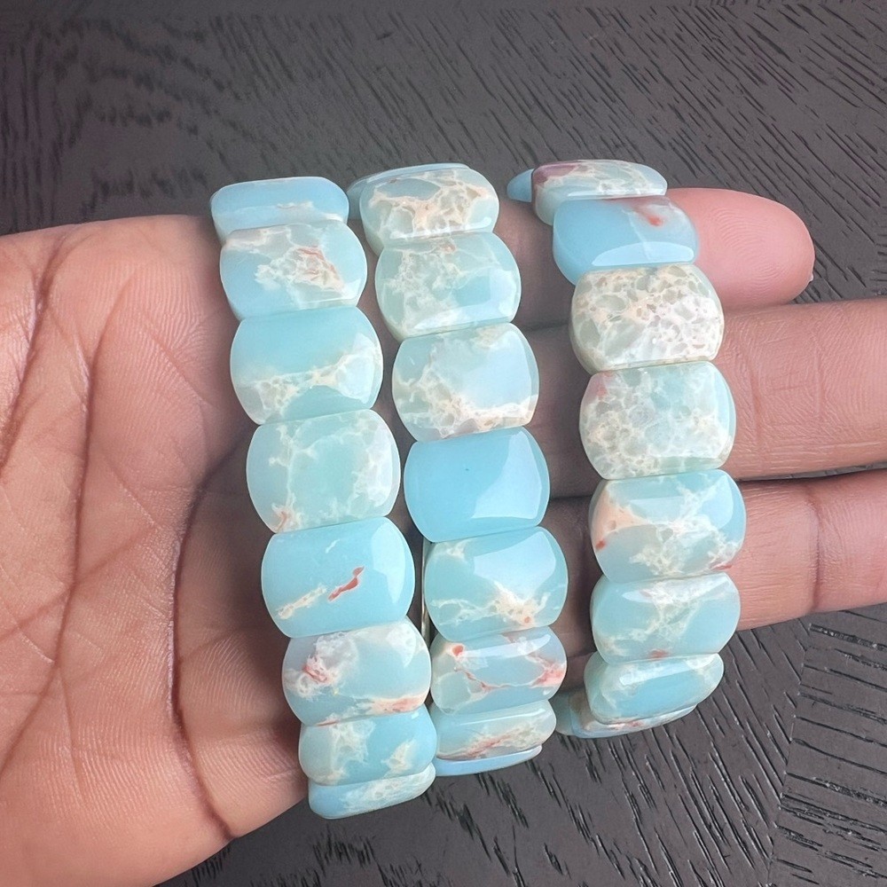 Shoushan stone soft bangles 7-7.5’ (one)