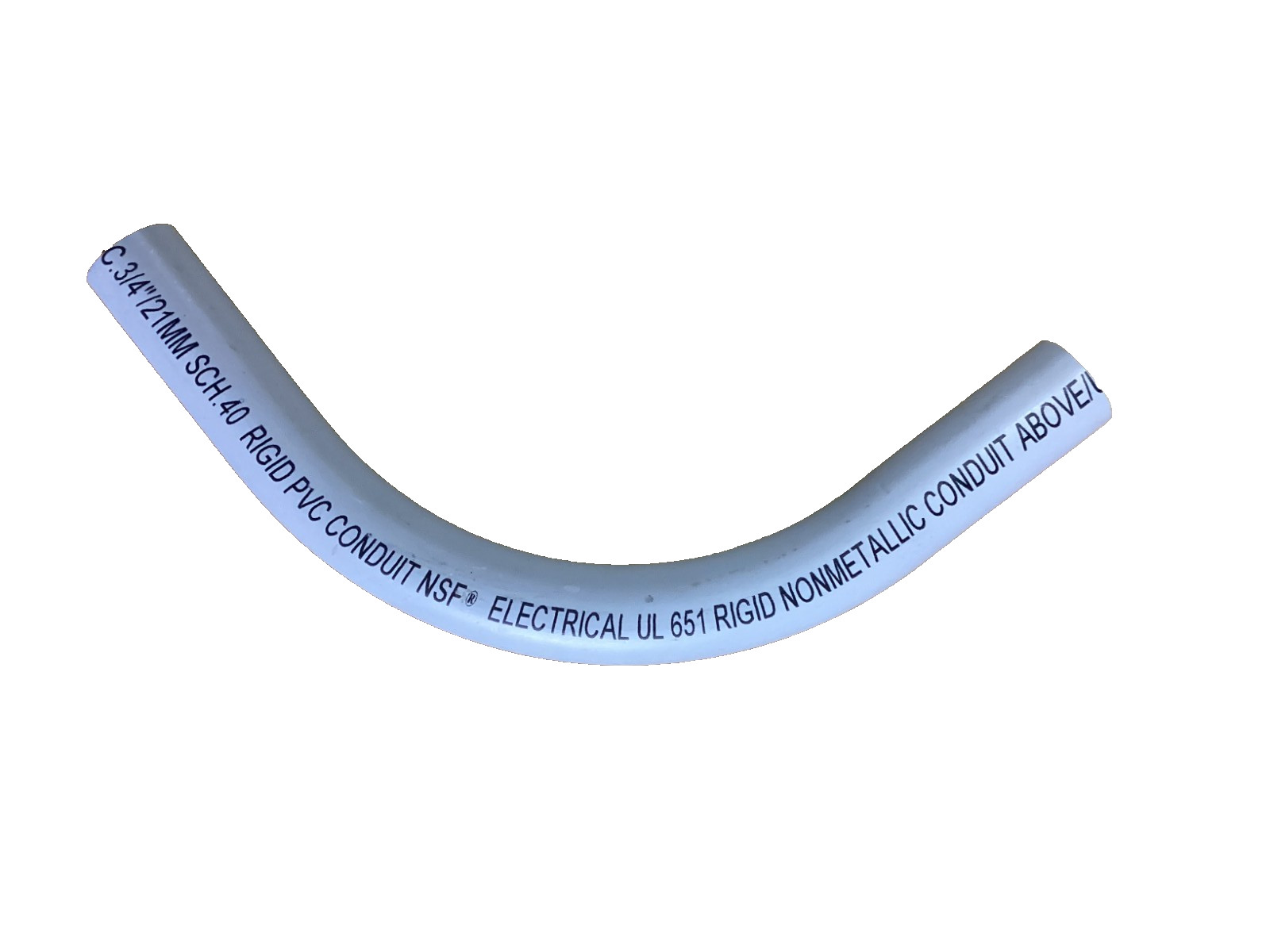 Lot of 30 PVC 90 Degree Elbows 3/4" Schedule 40 Standard Radius