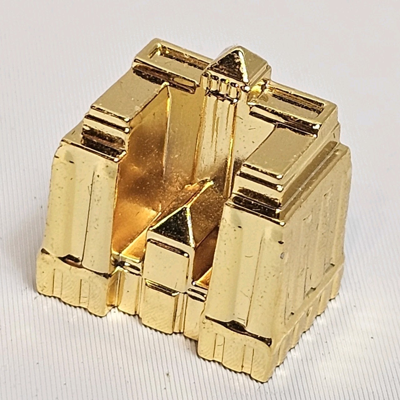 1991 Franklin Mint Monopoly Collectors Edition Replacement Gold Plated Hotel