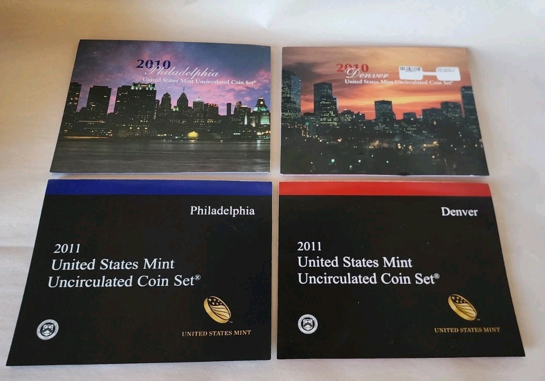 56 Piece 2010 & 2011 P&D United States Uncirculated Mint Sets *READ*