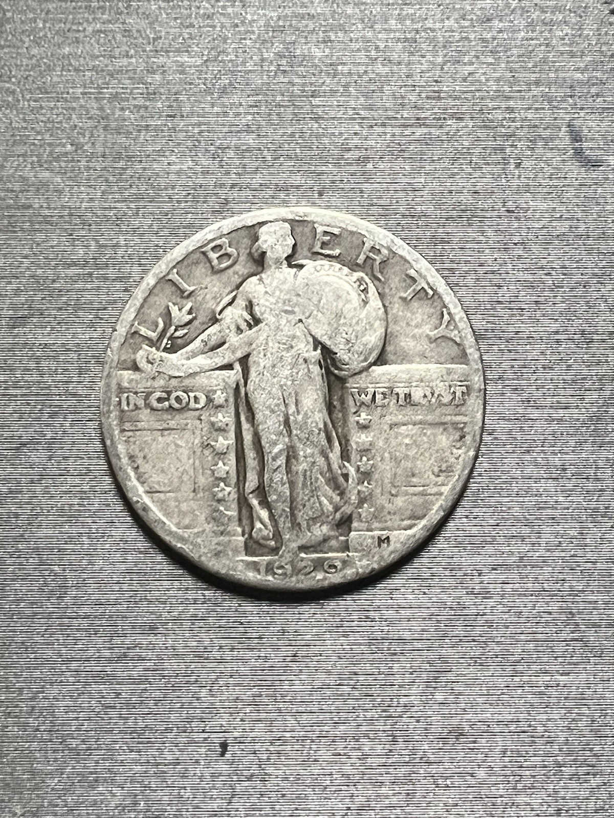 1929 STANDING LIBERTY QUARTER 90% Silver #190