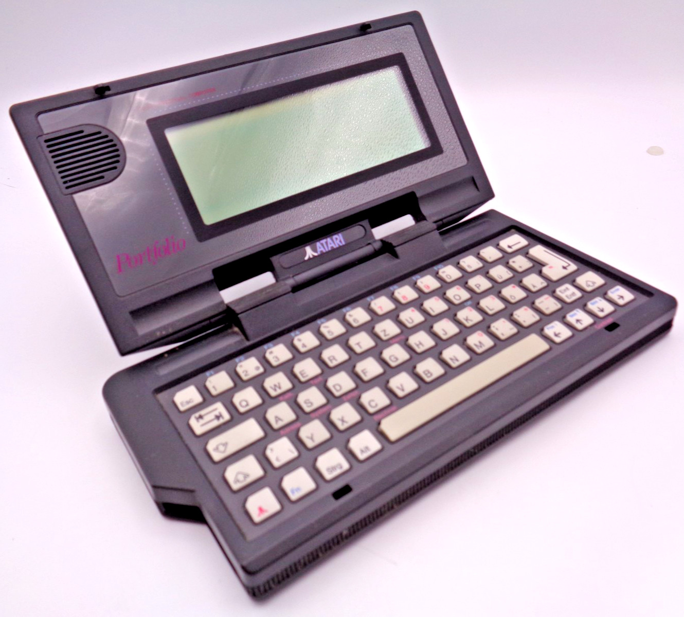 ATARI PORTFOLIO HPC-004 POCKET COMPUTER ✅ TESTED #QWERTY KEYBOARD