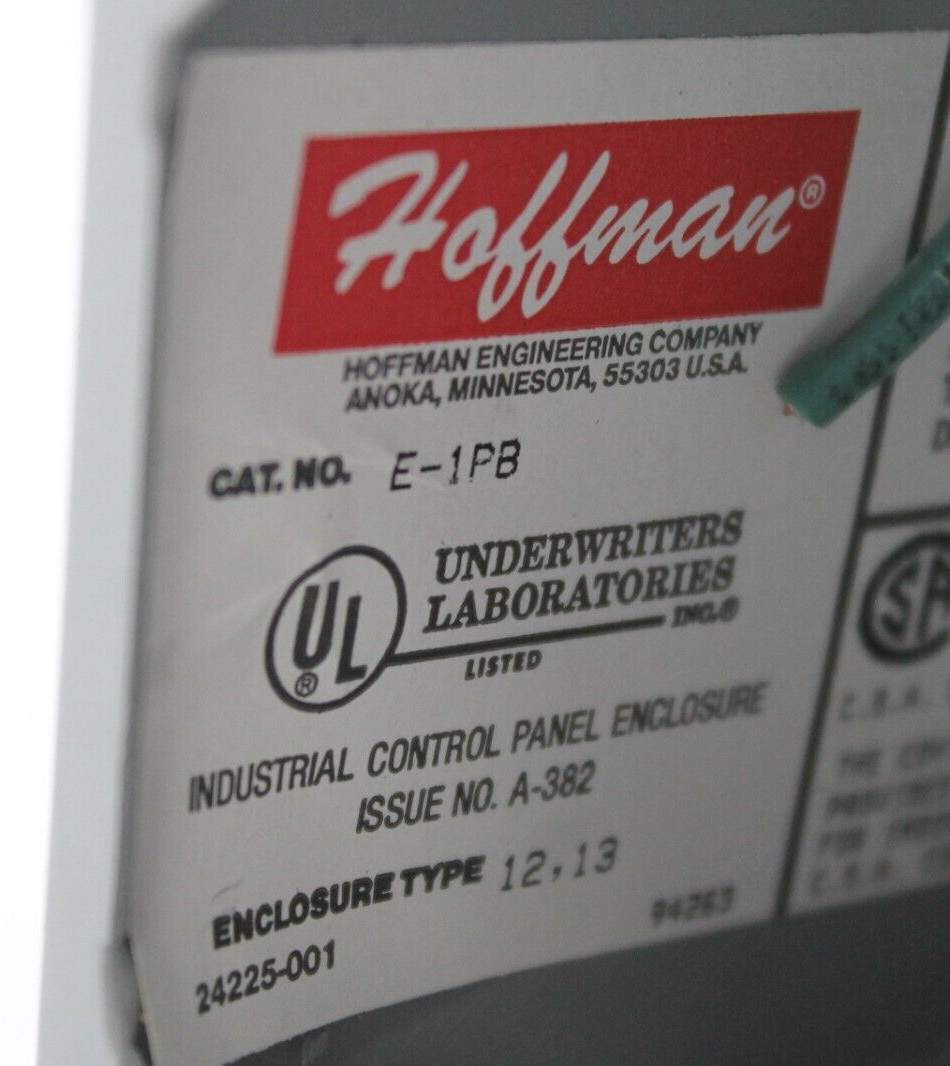 Hoffman E-1PB + 800T-XA + 800T-M1 Joystick Switch