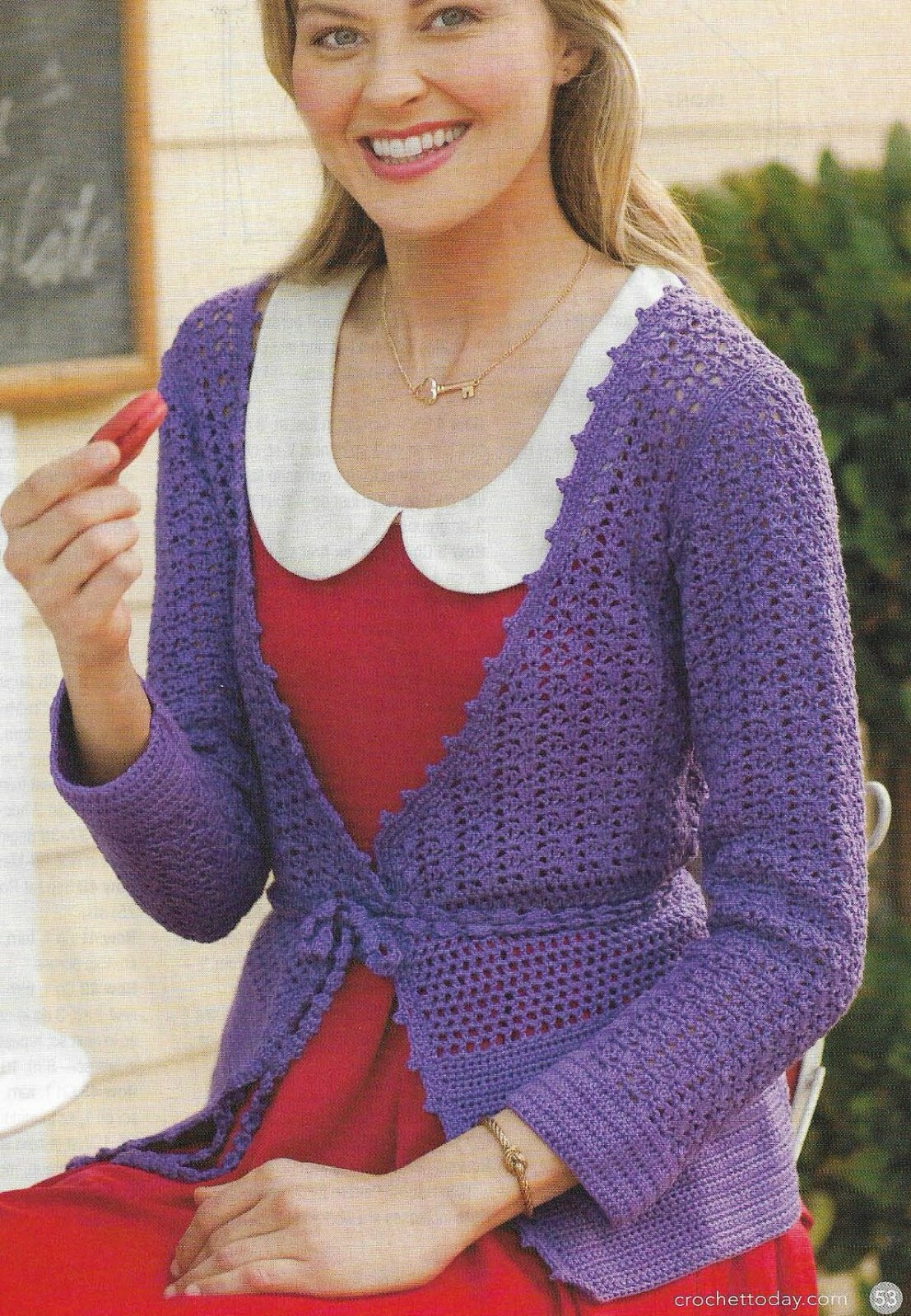 AMELIE CARDIGAN SWEATER 5 SIZES WOMEN'S CROCHET PATTERN INSTRUCTIONS