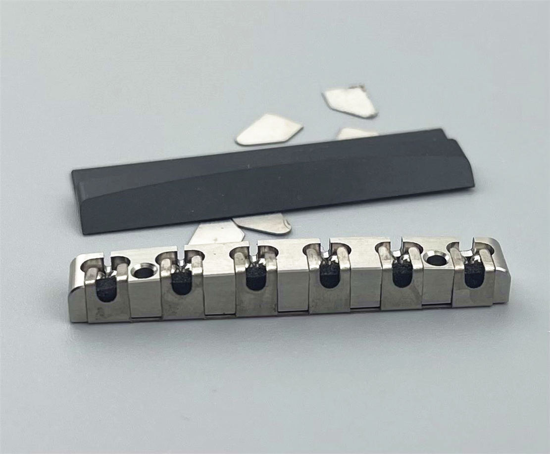 Stainless Steel LSR Guitar Roller Nut Upgrade Kit with Hardware Fit Fender Strat
