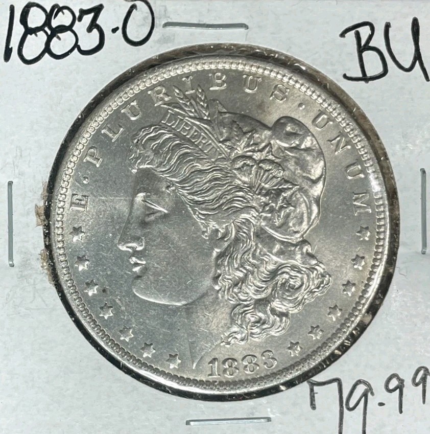 1883-O MORGAN SILVER DOLLAR~BU ~NICE COIN~