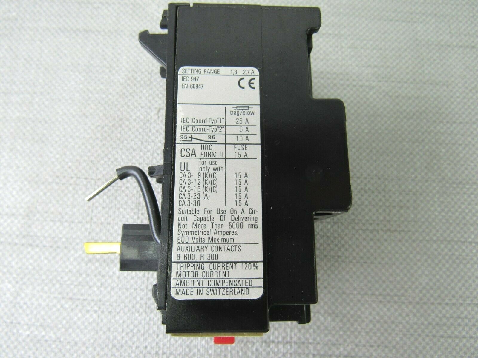 Sprecher+Schuh ST3K-12 Contactor