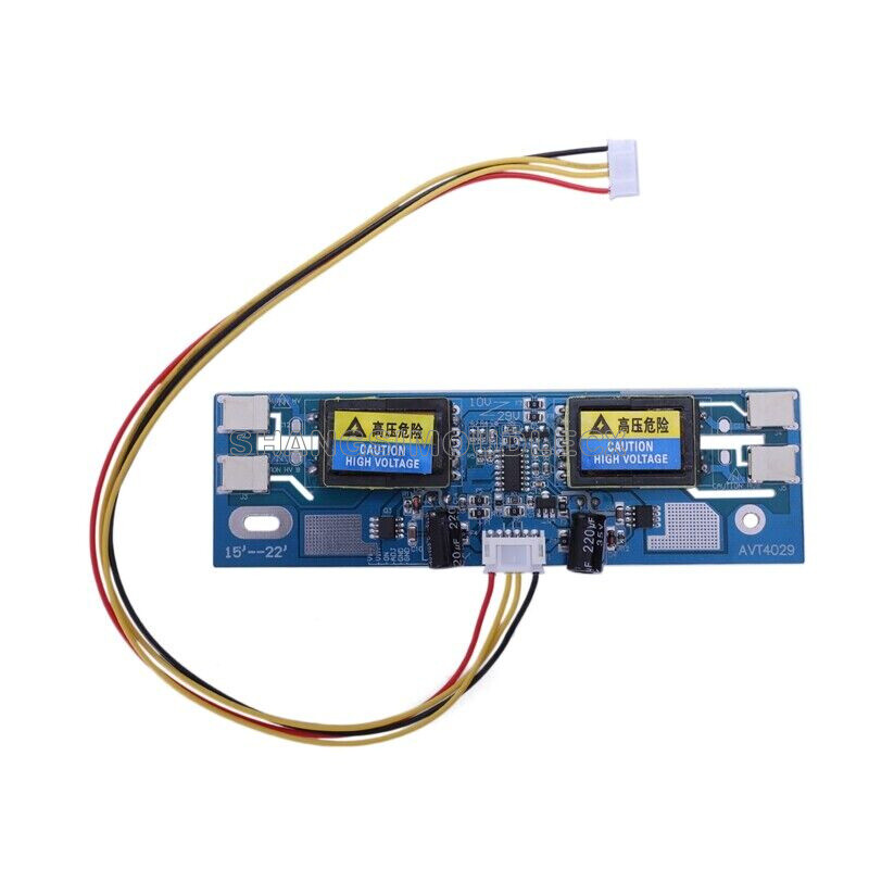 Universal CCFL Inverter LCD Monitor 4 Lamp 10-30V for Laptop 15-22" Widescreen