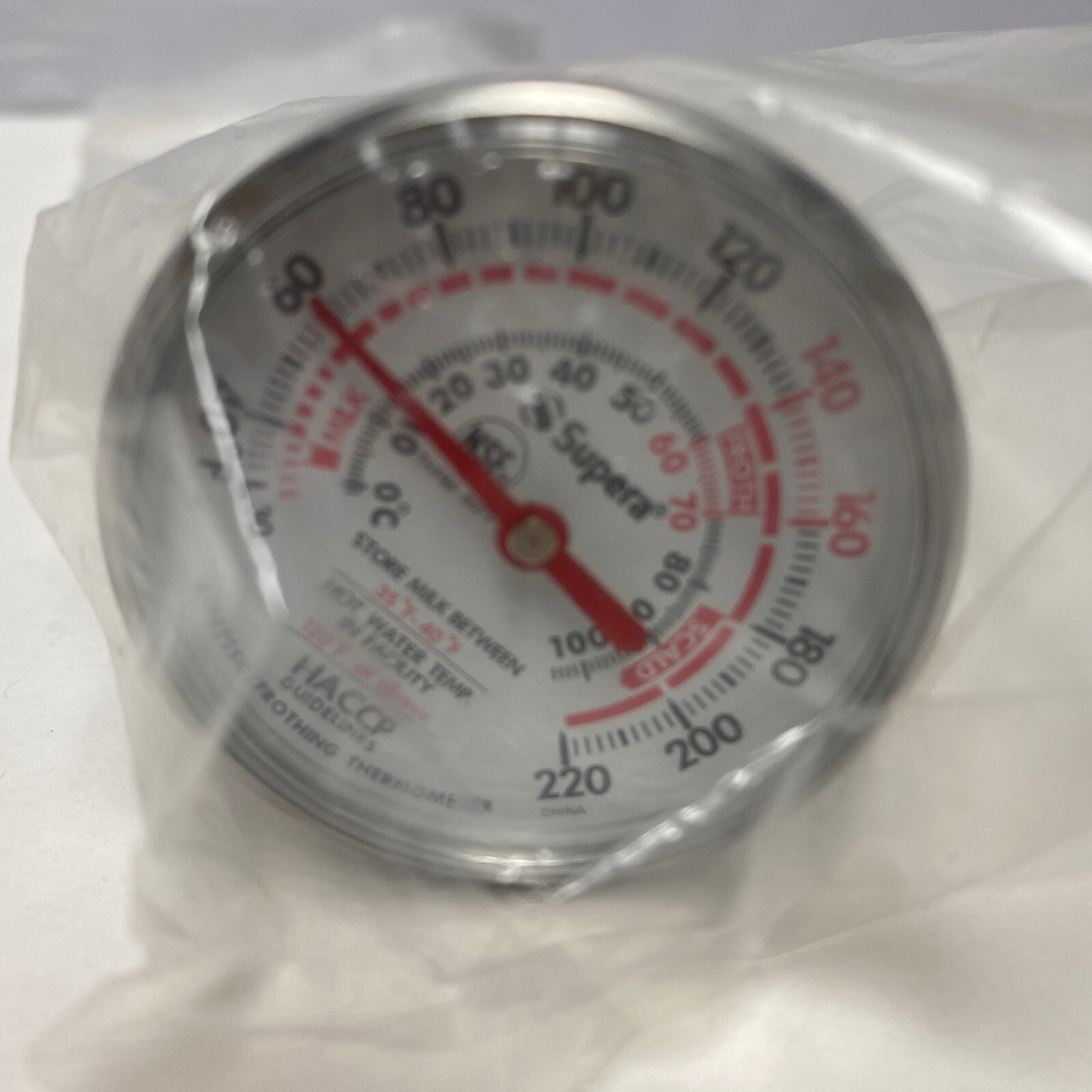 8'' Hot Beverage/Milk Frothing Thermometer - NEW up To 220 Degrees Fahrenheit