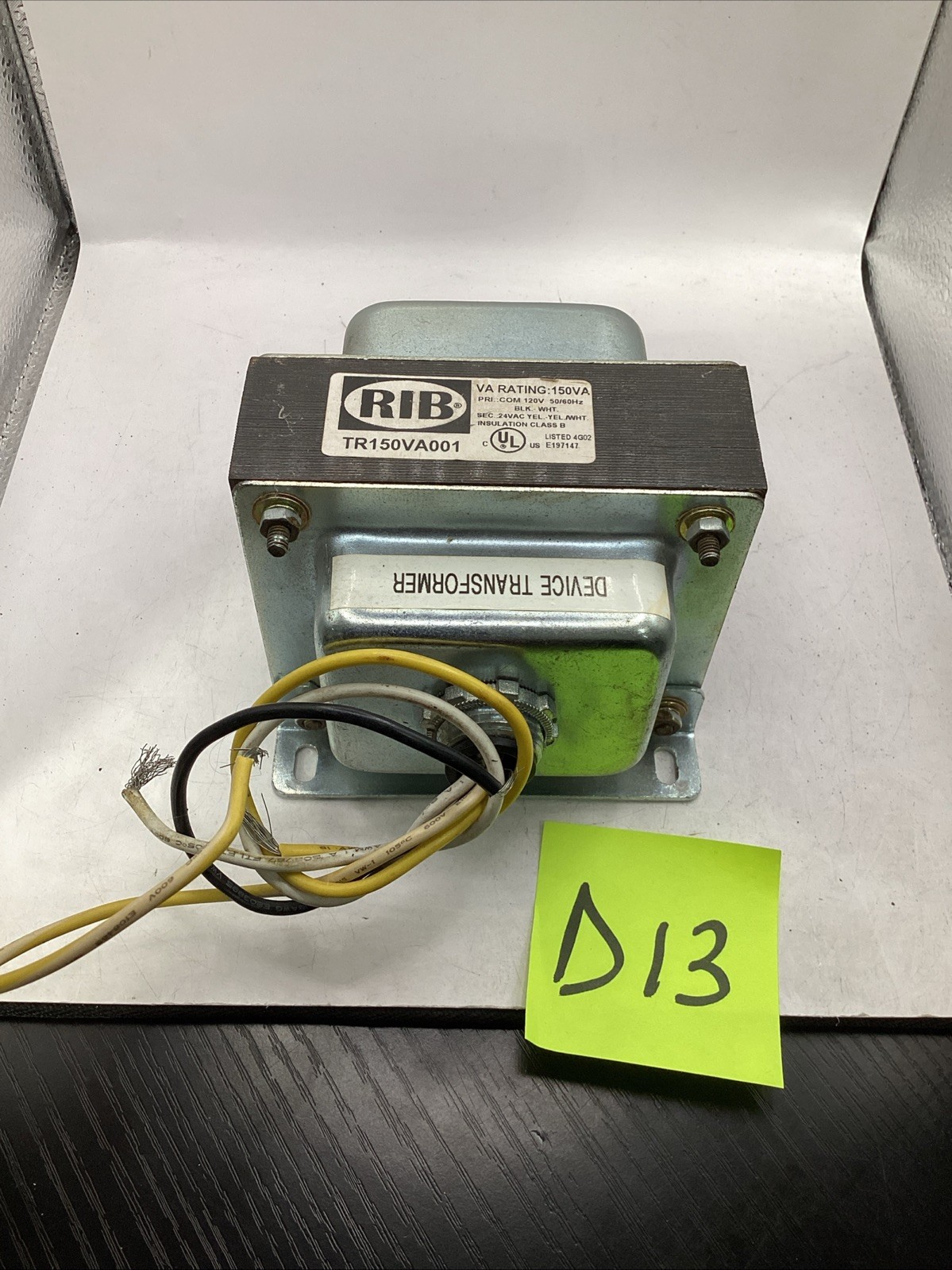RIB TR150VA001 Device Transformer VA Rating: 150VA