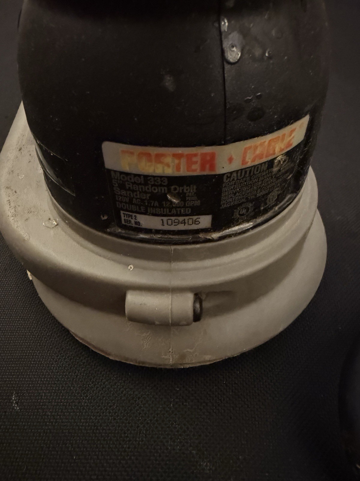 Porter Cable 333 Quicksand 5" Random Orbit Sander. Made in USA