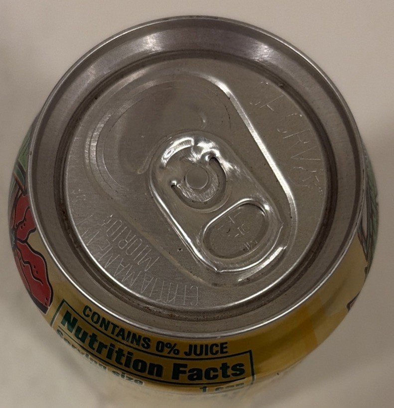 16oz. MTN DEW CAN ( MAUI BURST) EMPTY BOTTOM OPENED