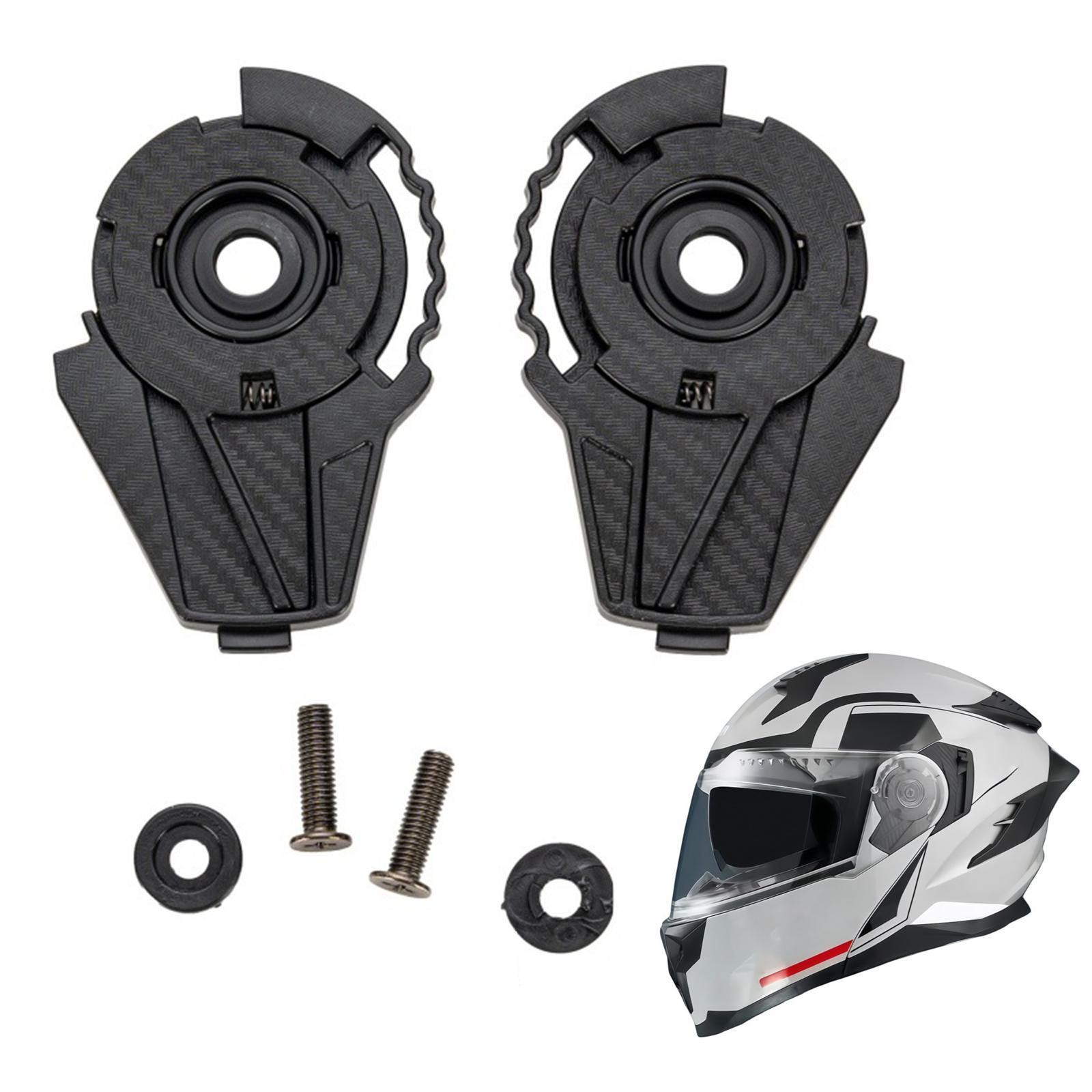 2Pcs Helmet Visors Base Portable Practical Durability Direct Replaces