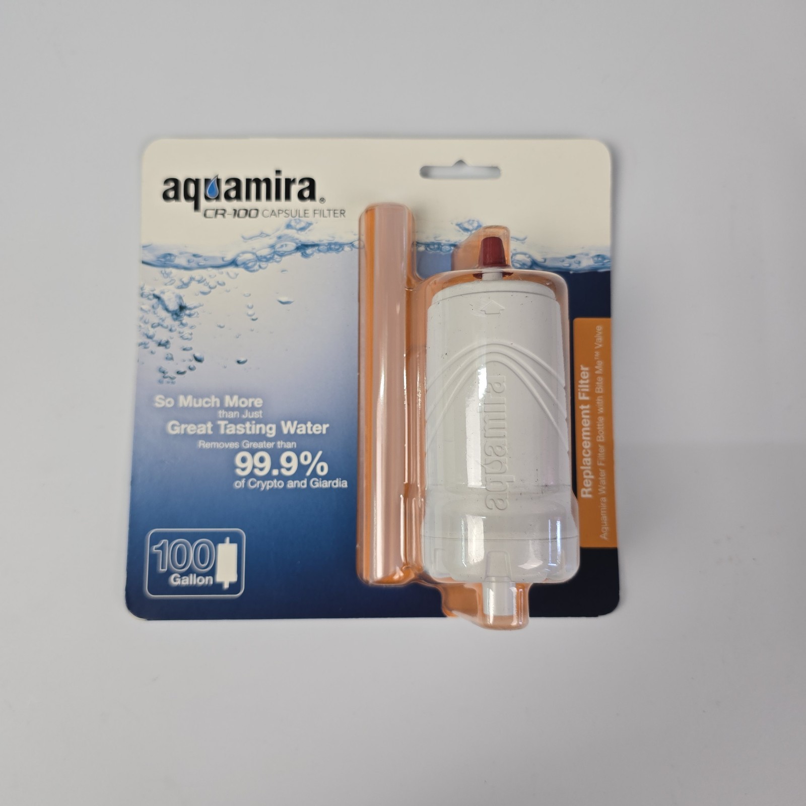 Aquamira CR-100 Capsule 100 Gallon Capacity Water Filter Bottle Replacement