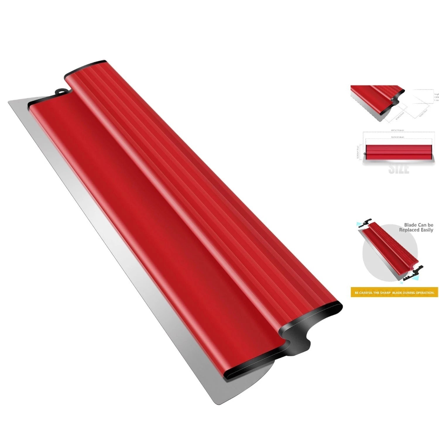 Lightweight 24 Inch Drywall Blade with Ergonomic Grip - Perfect for Contractors