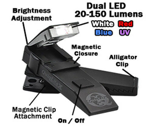 QuiqLiteX Hands Free Pocket Concealable Flashlight