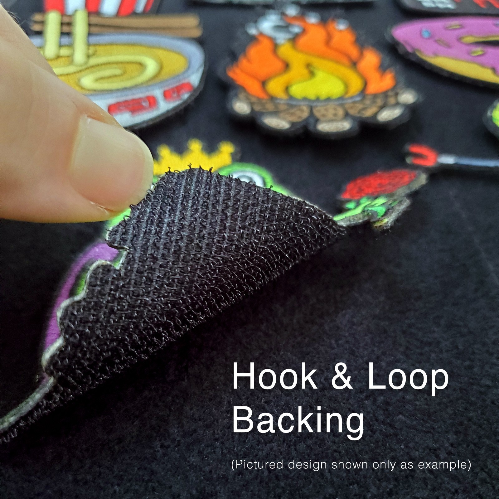 Hook and Loop Morale Patch Lot – Overstock Patches – Random Assorted Designs