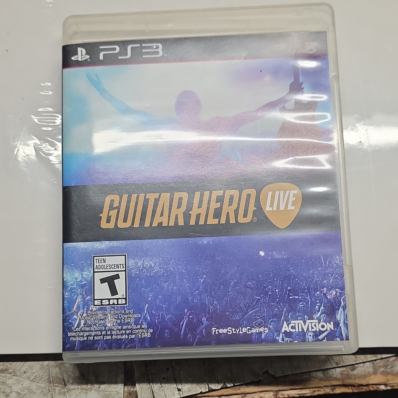 Activision FreeStyleGames Guitar Hero Live PS3 Wireless Guitar Controller Bundle