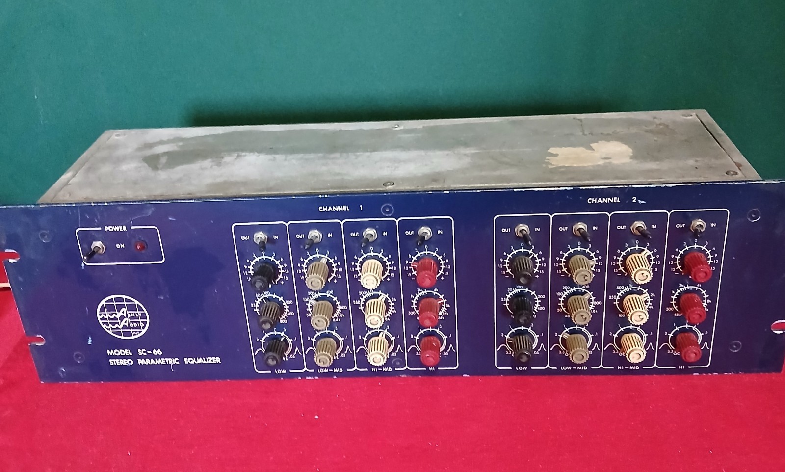 Ashly SC-66A SC-66 A Stereo 4-Band Parametric EQ Equalizer - Vintage