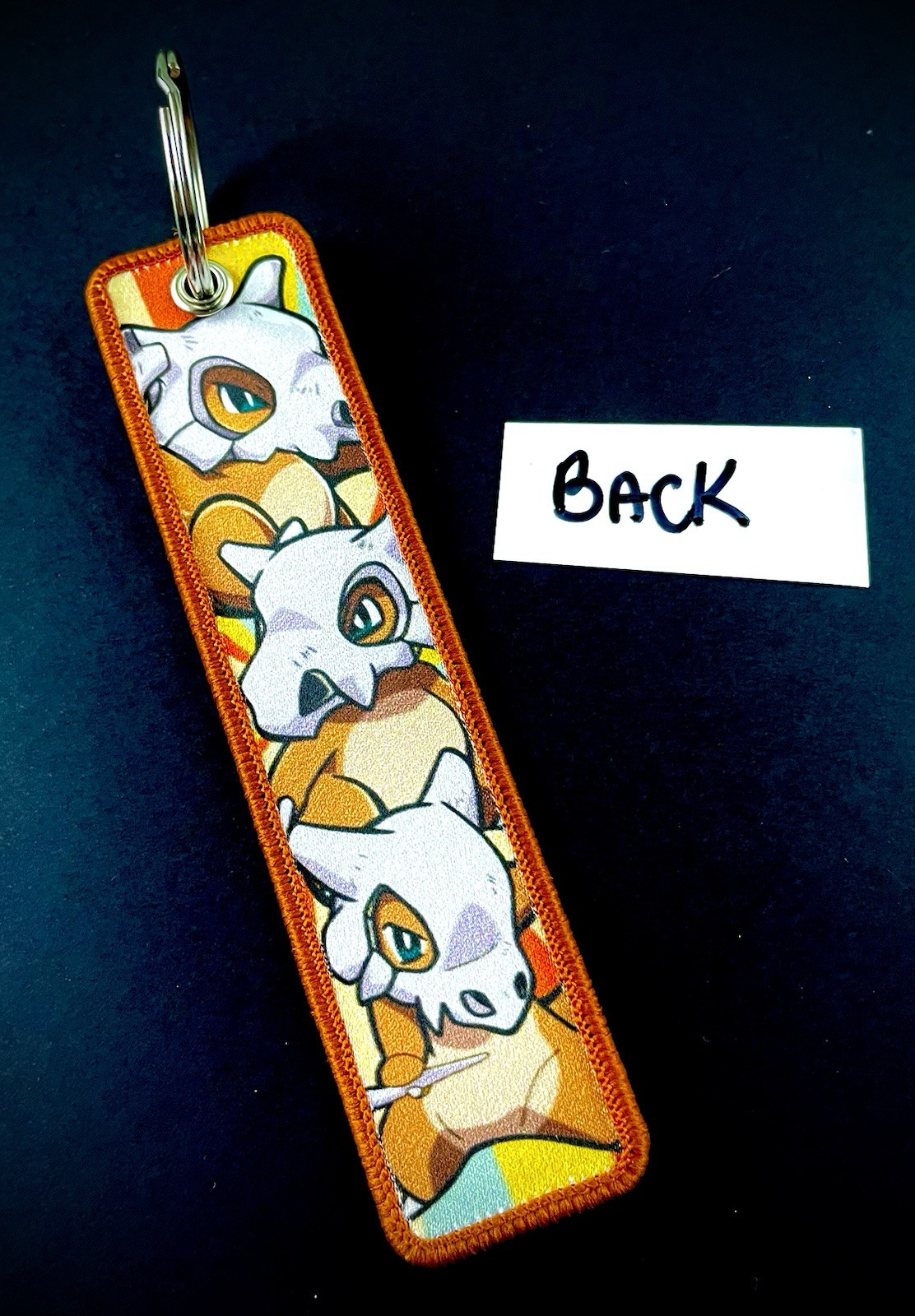 1 Piece Double Sided 5 Inch Cubone Keychain