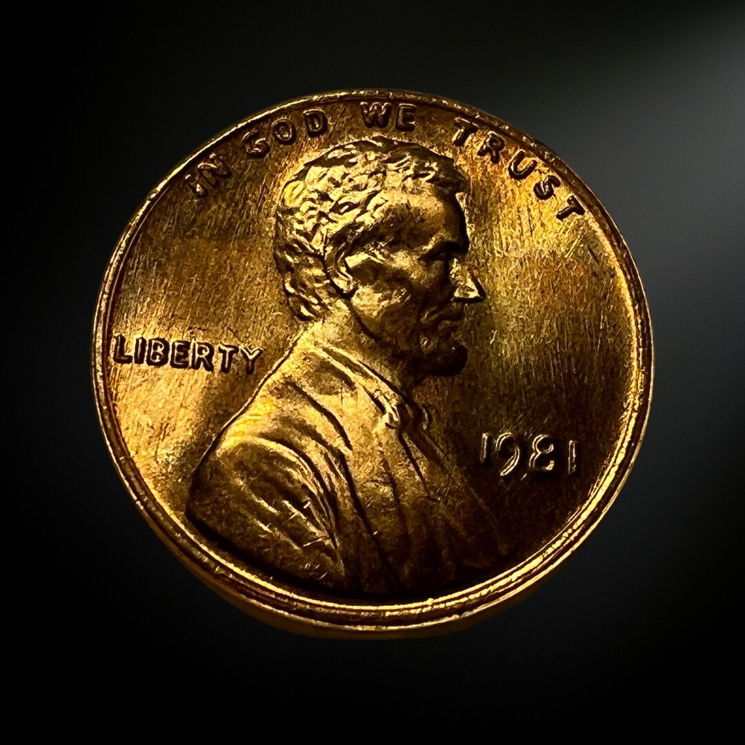 1981 Lincoln Memorial Penny BU Brilliant Uncirculated Philadelphia Mint