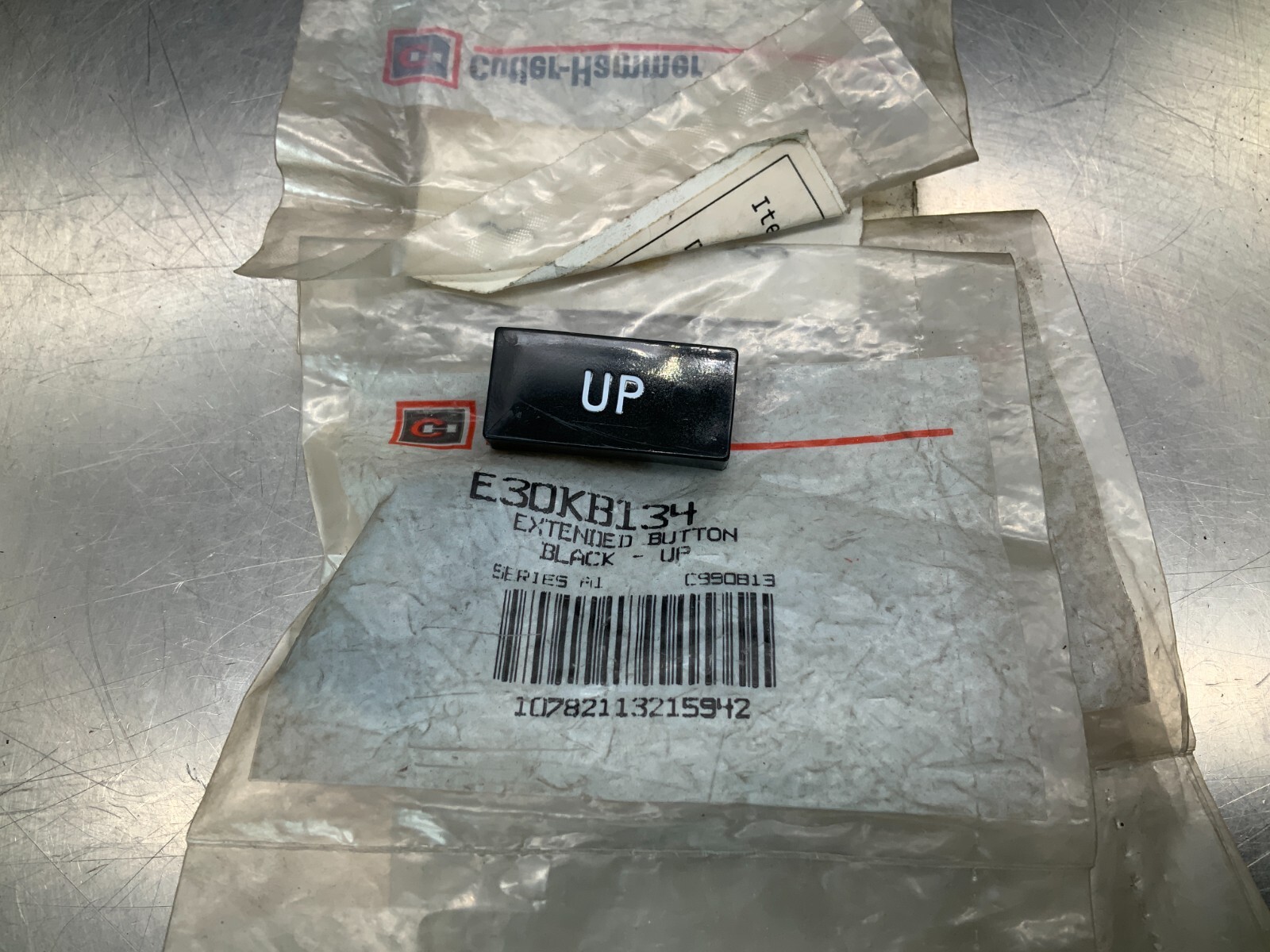 (5) Cutler Hammer E30KB135 Black "UP" Button
