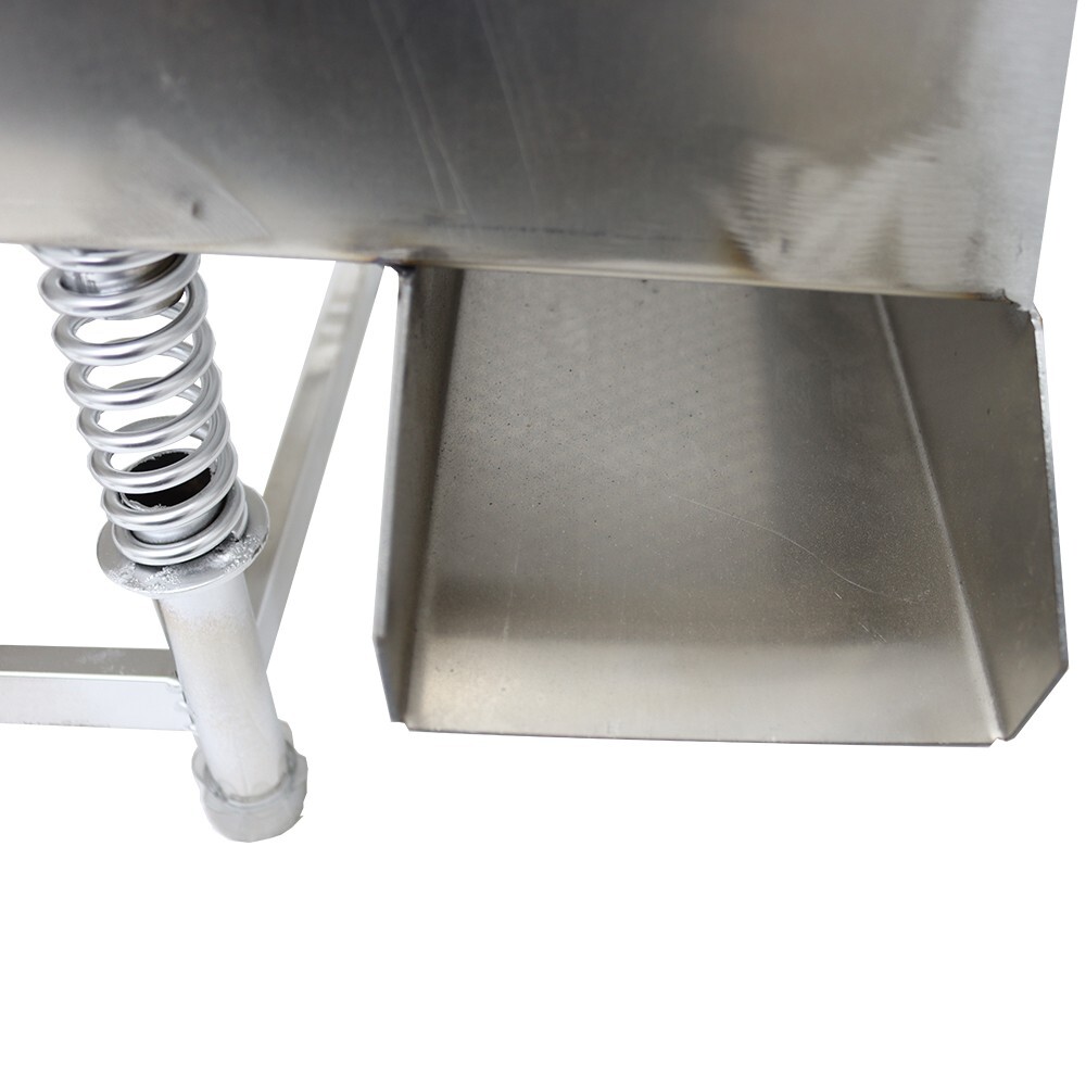 Single Layer 4mm Stainless Steel Linear Vibrating Screen 110V Screen Shaker
