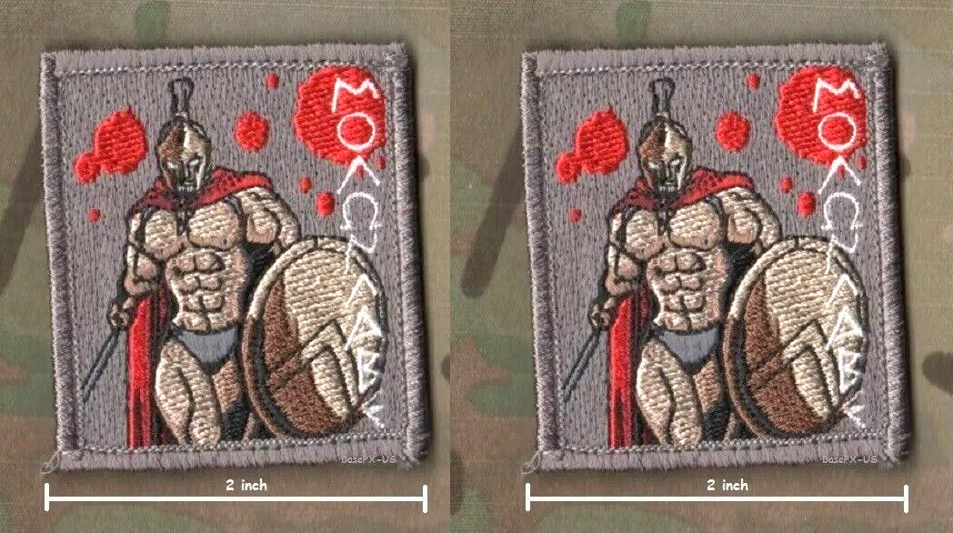 CJSOTF-A SFG SEAL ODA DEVGRU SAS 2" vêlkrö 2-PC: SPRTAN KING LEONIDAS ΜΟΛΩΝ ΛΑΒΕ
