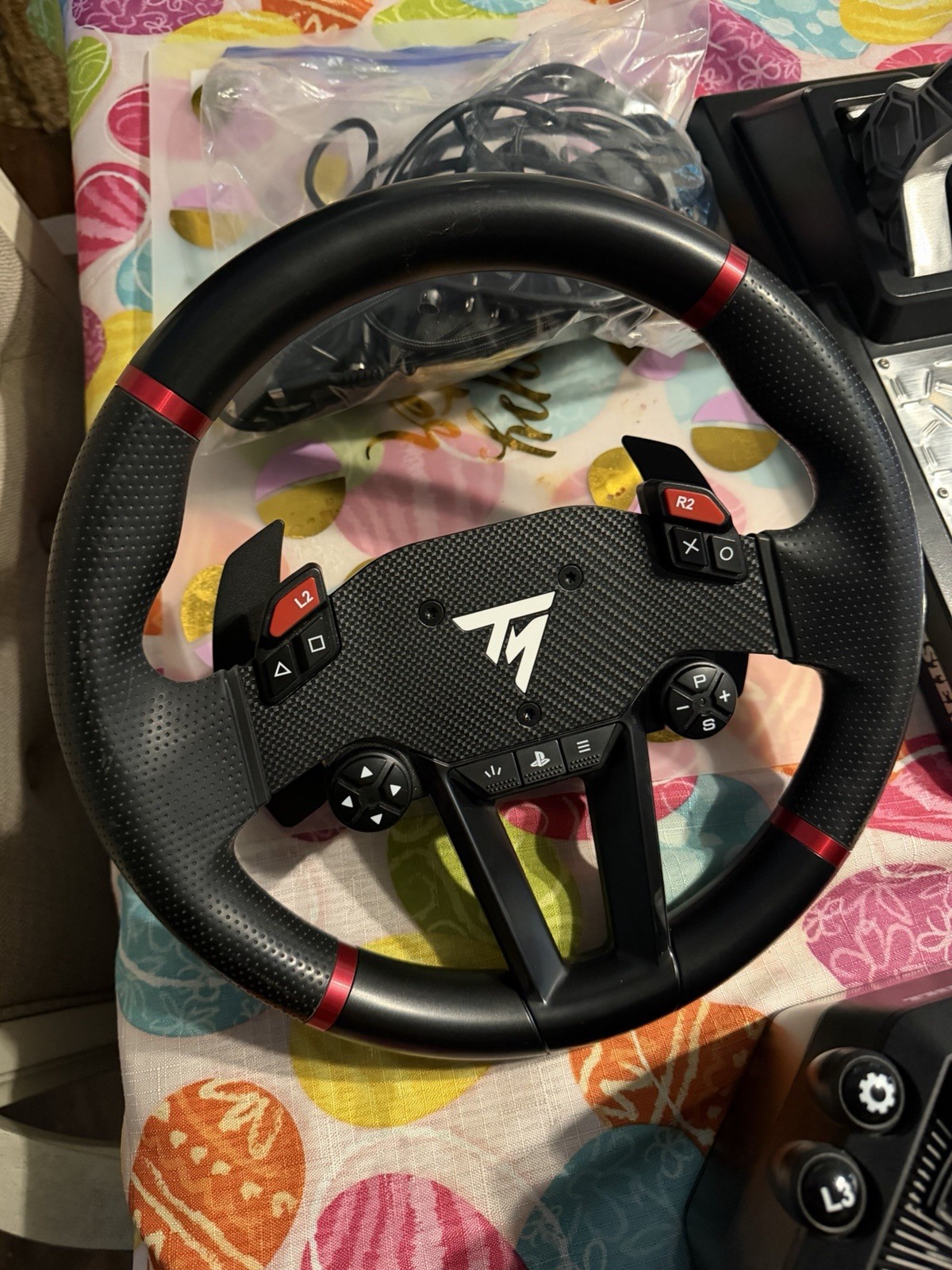 Thrustmaster T598 comes with T-LCM Pedals and TH8S Shifter