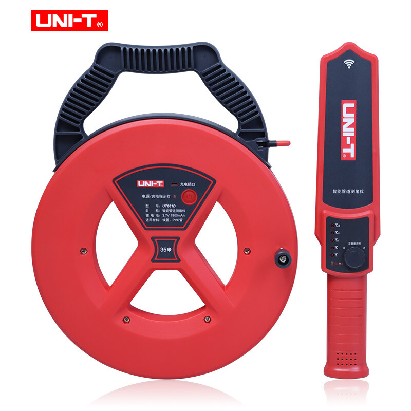 UNI-T Pipe Blockage Detector Scanner Pipeline Blocking Diagnostic Wall PVC Iron