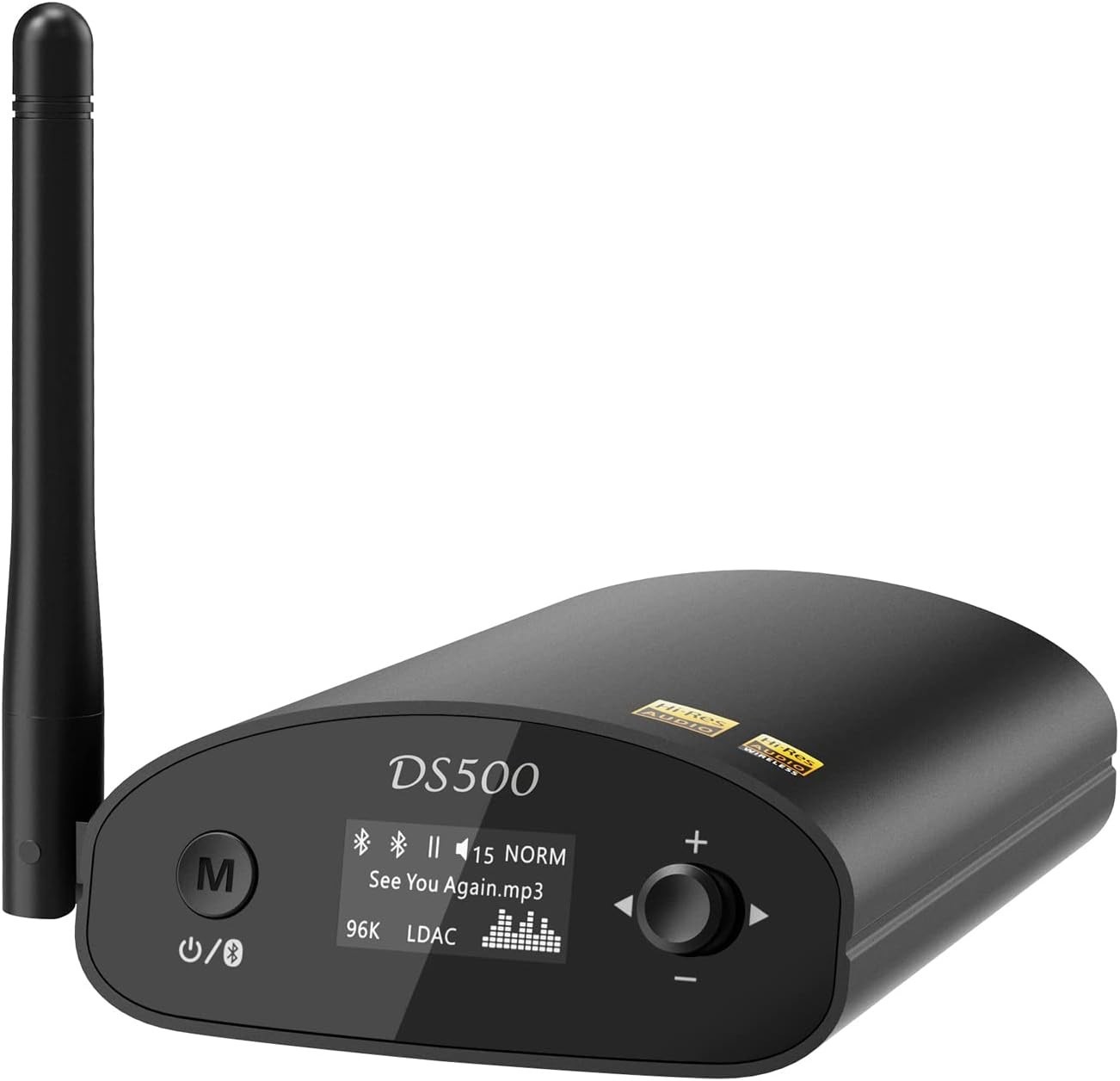 DS500 Hi-Res Bluetooth 5.3 Receiver, 32-Bit/384kHz Audiophile DAC, Lossless L...