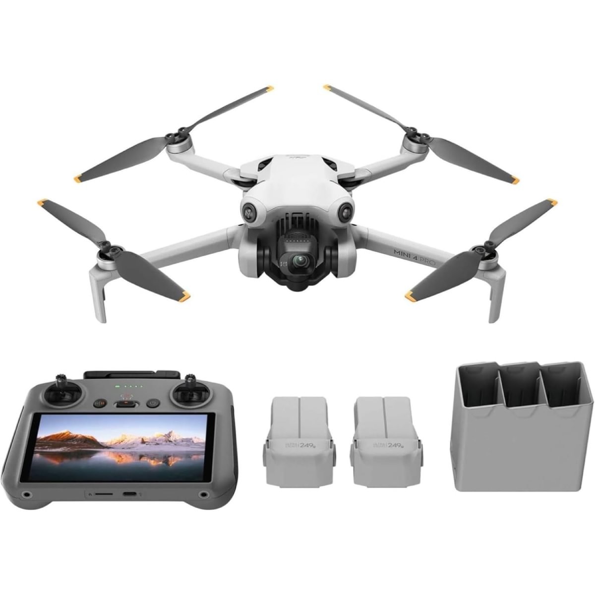 DJI Mini 4 Pro Fly More Combo Plus with DJI RC 2 Camera Drone with 3 Batteries