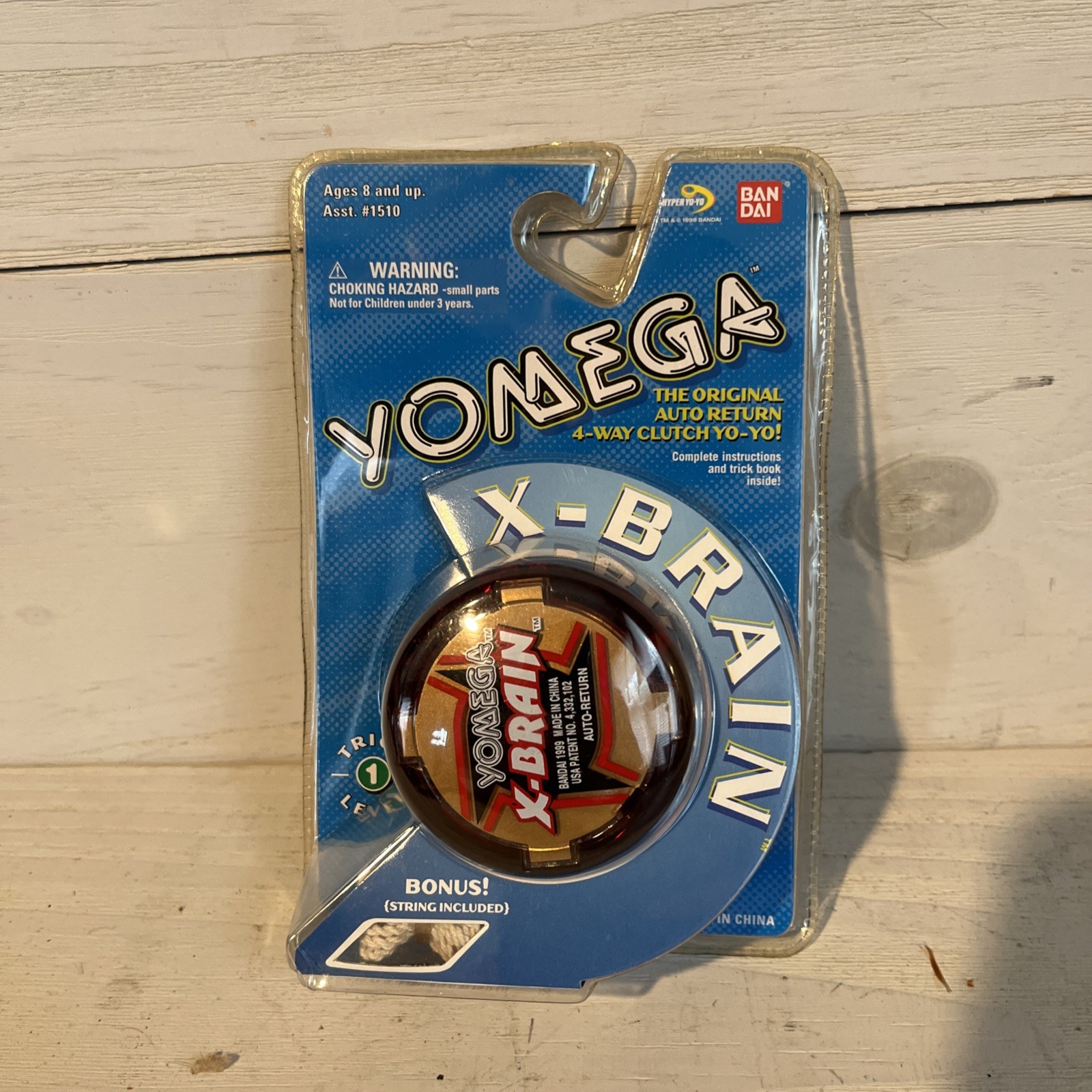 NEW Bandai 1999 Vintage Yomega X-Brain Yo-Yo RED #1510 RARE