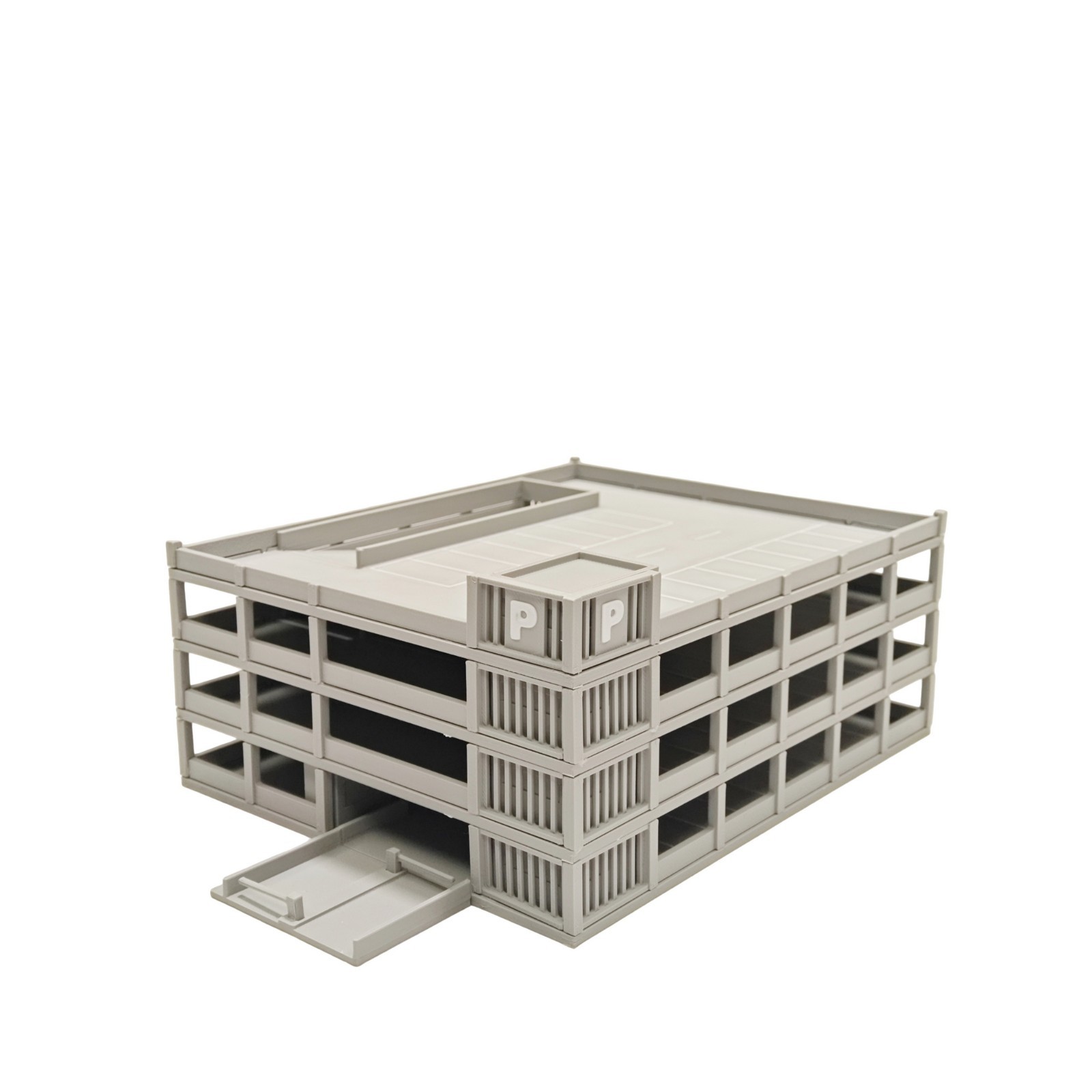 Outland Models Miniatures 4-Story Car Parking Building Stackable 1:160 N Scale