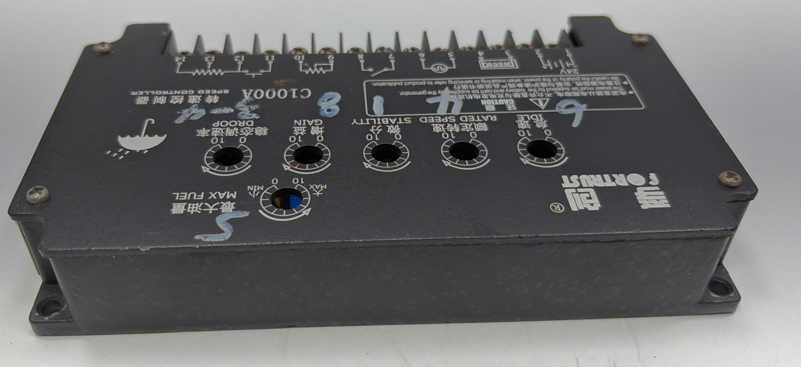 Fortrust C1000A SPEED CONTROLLER UNIT Mfg. No. FD1128788 VOLTAGE DC 24V